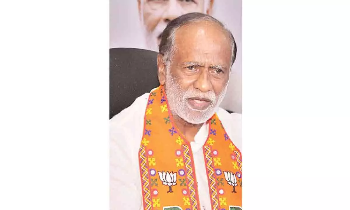 Hyderabad: Opposition indulging in divisive politics says BJP MP Laxman