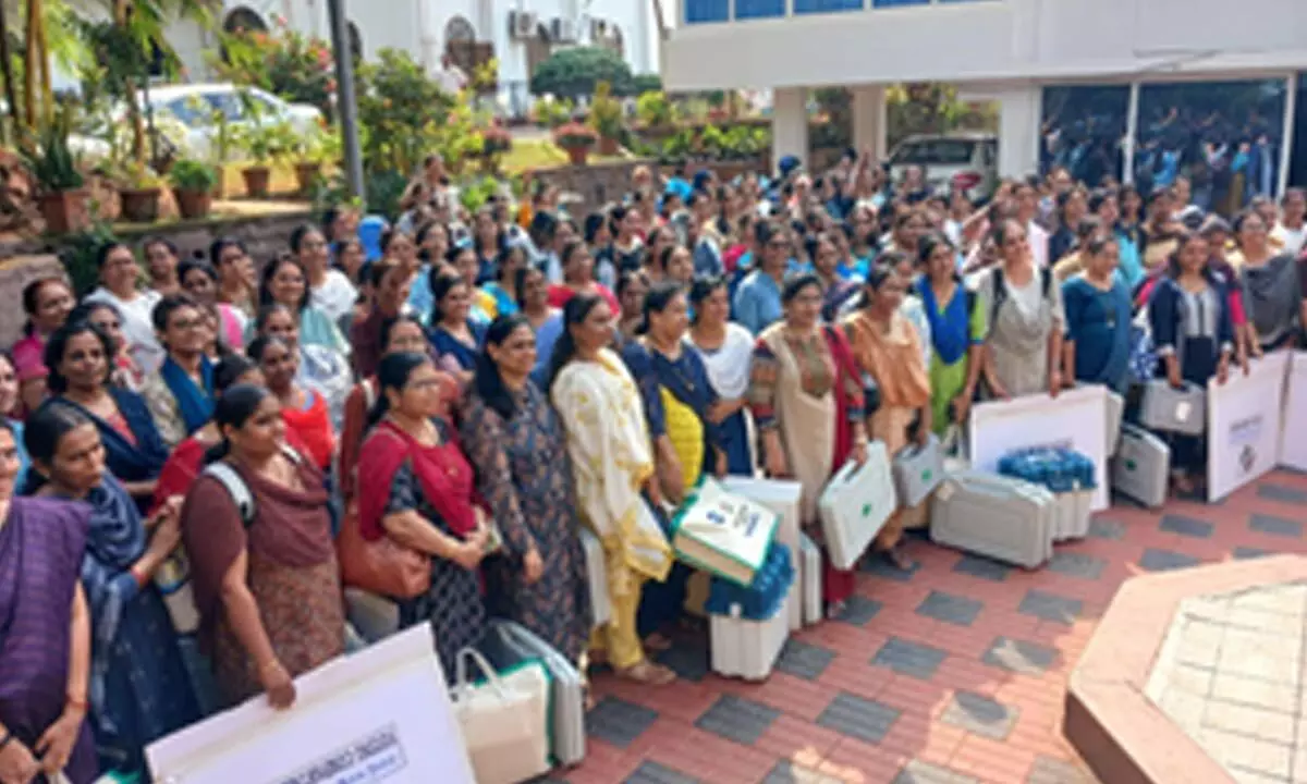 ‘Beauty of Indian democracy’: Women officers dominate polling in Puducherry’s Mahe region