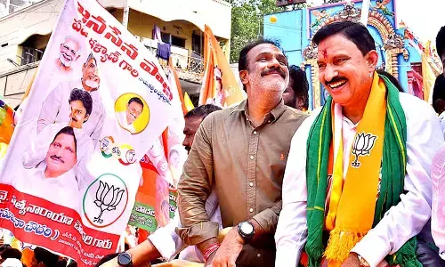 Sujana Chowdary files papers for Vijayawada West