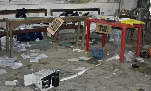 Violence mars polls in Manipur