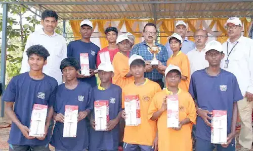 Visakhapatnam: Govt students take part in Rural Sports Meet 2024