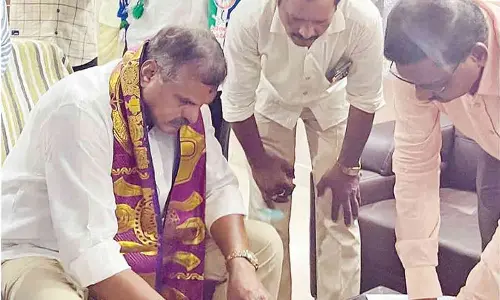 Vizianagaram:  Botcha Satyanarayana, Rajanna Dora file nominations