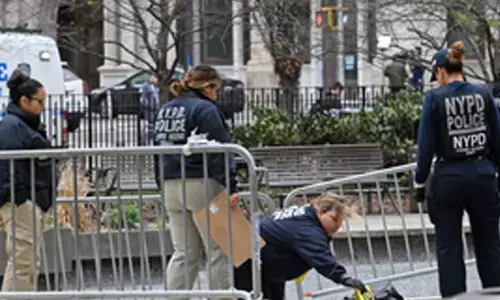 Man reported dead after self immolation near court during ex-US Prez Trumps trial