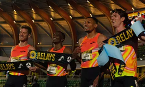 Athletics: US quartet breaks distance medley relay world record in Eugene