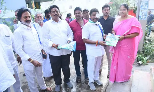 Velampalli Srinivasa Rao Campaigns in 30th Division, says Bonda Uma is scared of defeat