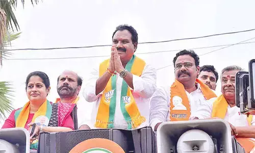 Bhupalpally: Congress spreading lies against BJP says Aroori Ramesh