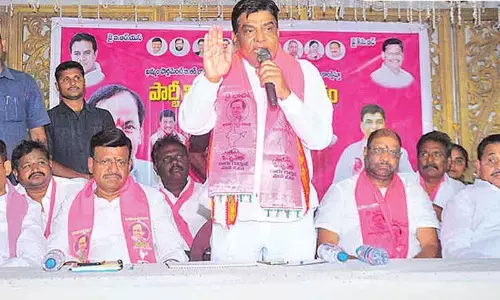 Khammam: Vexed people ready to throw fraudulent Cong out says Nama Nageswara Rao