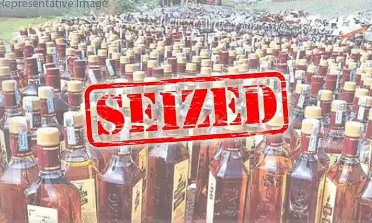 Liquor seized in two separate incidents