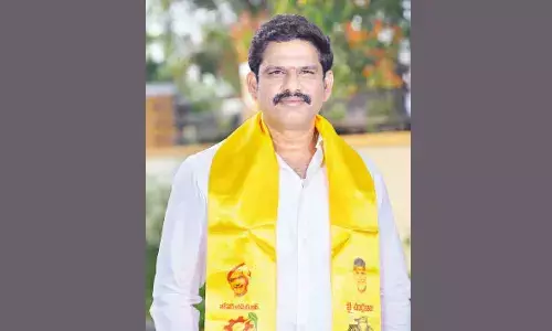 Parchur sitting MLA Yeluri Sambasiva Rao