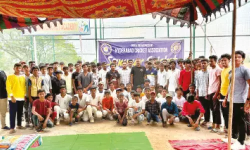 Training camp begins at district cricket academy