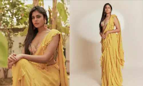 Faria stuns in sunshine Yellow