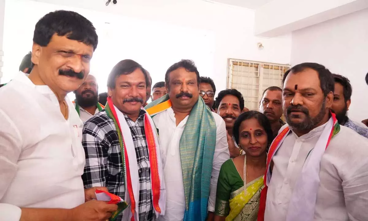 Congress Party in Cantonment Constituency Sees Massive Additions as TRS Leaders Join