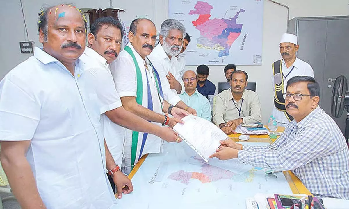 Hectic day of nominations in Prakasam district