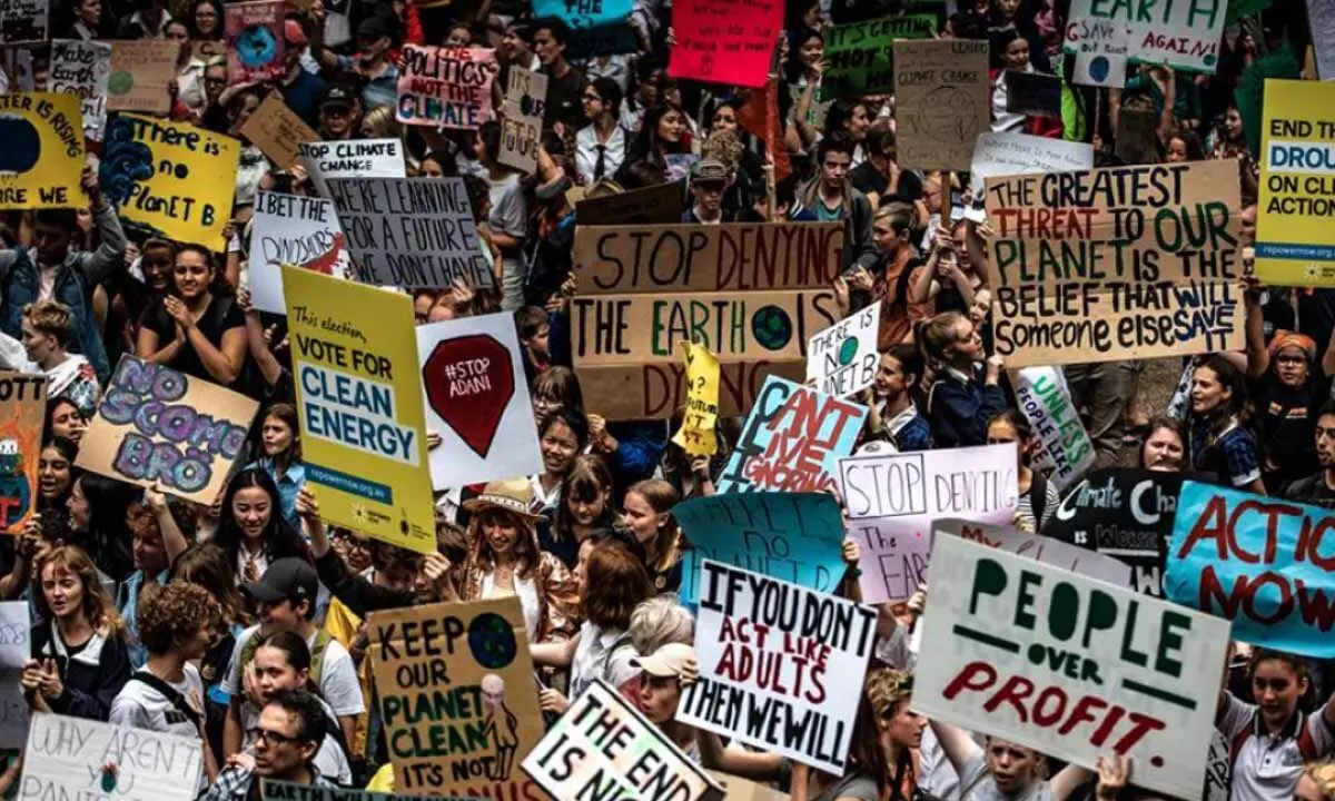 Around world, youth leading stir for ‘Climate Justice Now’