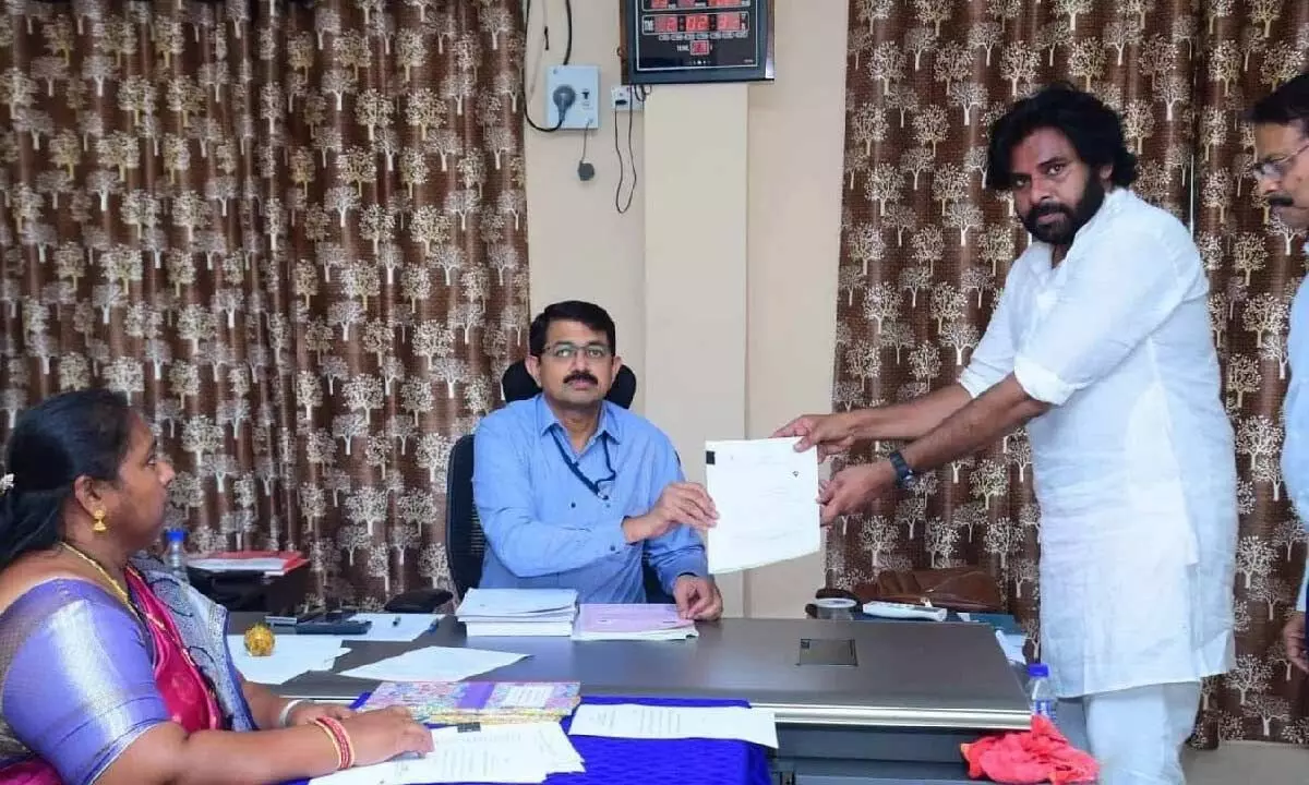 Pawan Kalyan Files Nomination for Pithapuram, says NDA will clinch victory