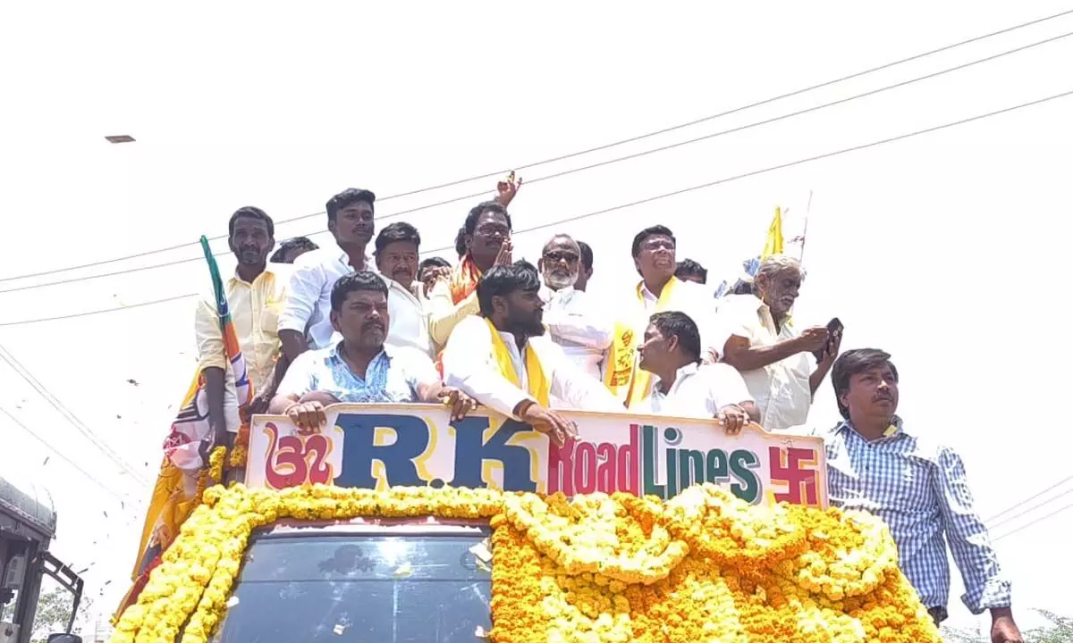 Thomas Nomination Program in Gangadhara Nellore Constituency Draws Massive Support