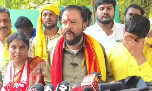 Chintamaneni Prabhakar Files Nomination as NDA MLA Candidate for Denduluru Constituency