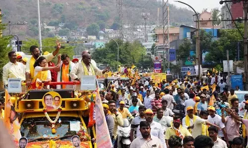 Alliance MP candidate files papers amid much fanfare