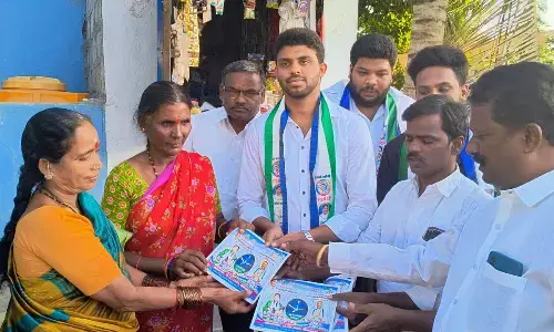 BS Maqbools son Akhil Ahmed Conducts Election Campaign in Support of YSR Congress Party