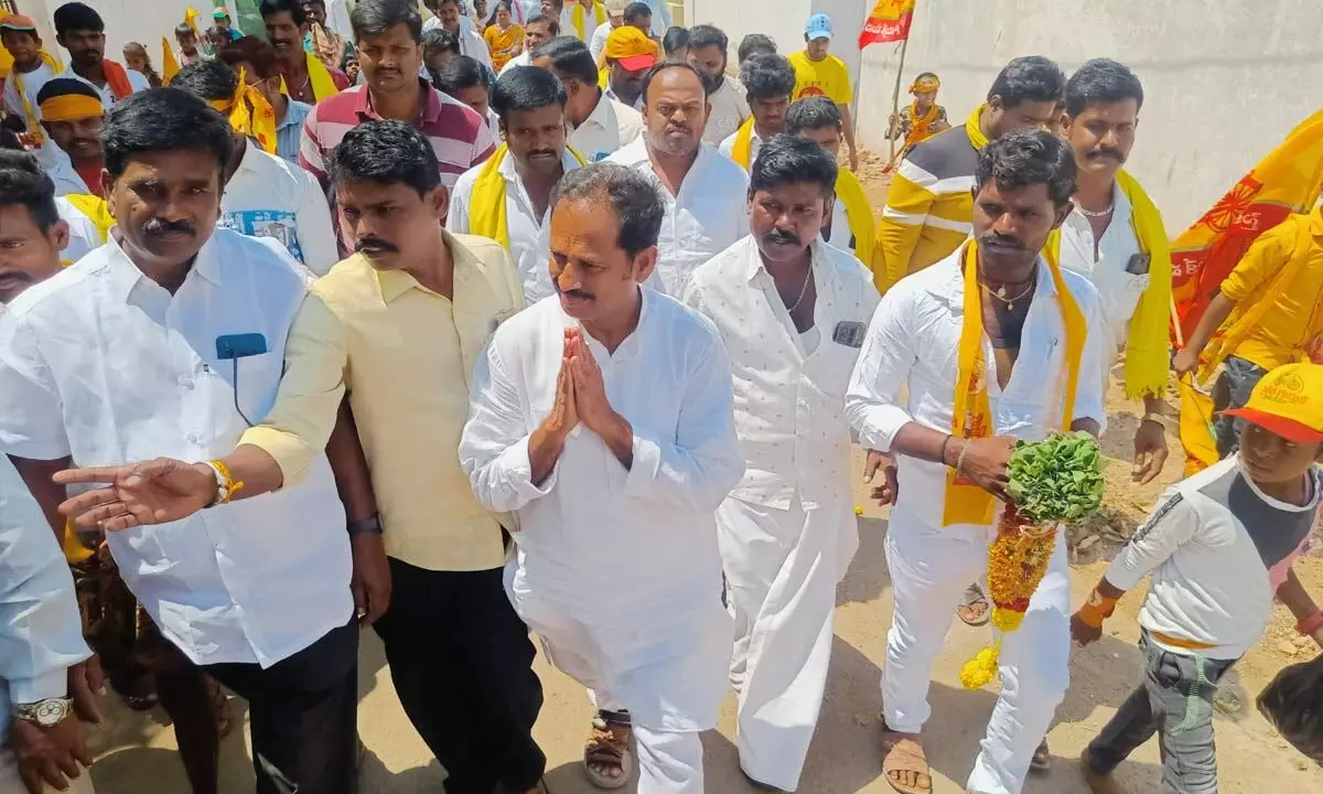 Kandikunta Venkataprasad Intensifies Election Campaign in Tribals Areas of Sri Sathya Sai District