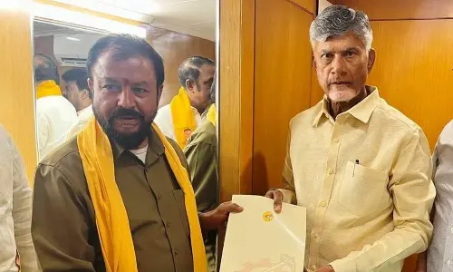 Chintamaneni Prabhakar Receives B-Form for Denduluru Seat