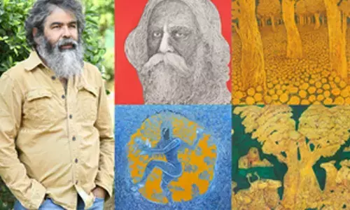 Trees take on myriad unique forms in Ompal Sansanwals solo exhibition