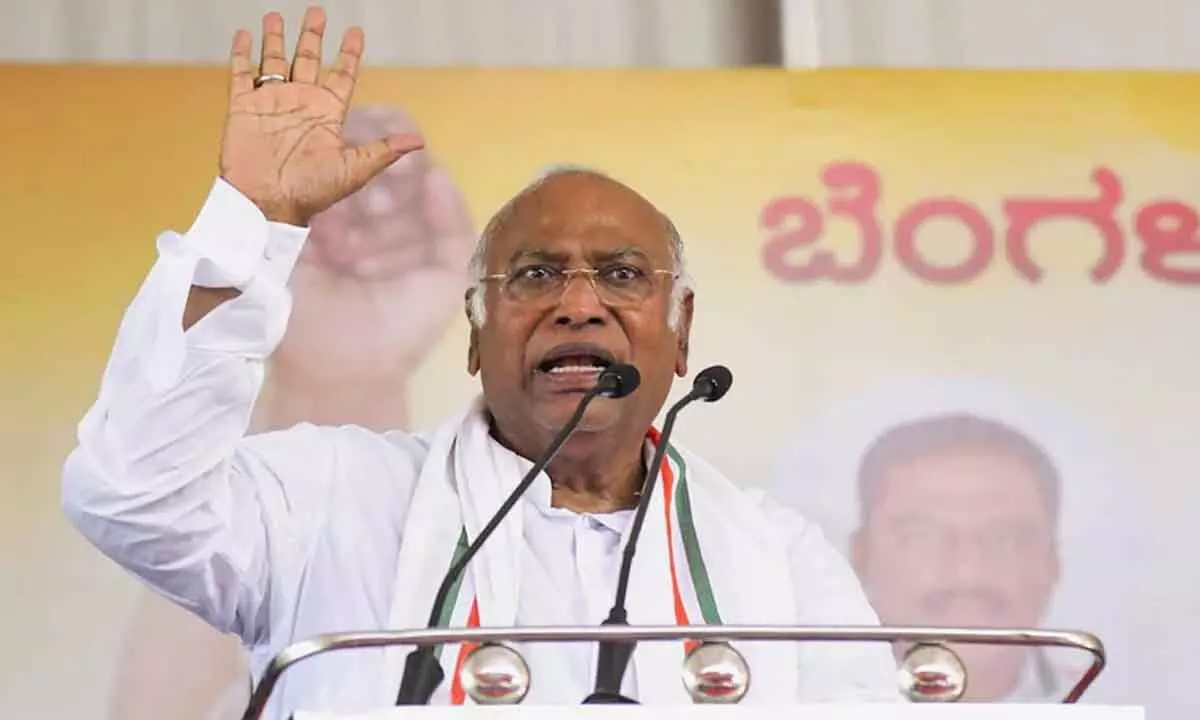 Modi frustrated, afraid of invisible voters: Kharge