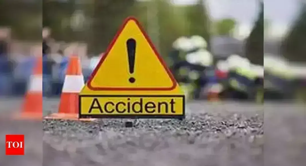 One dead after car hits lorry at Muthangi Outer Ring Road in Sangareddy
