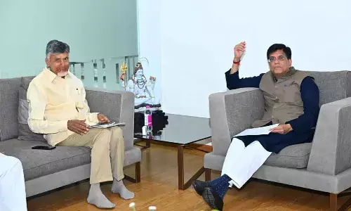 Key leaders of the Bharatiya Janata Party meet with TDP Chief Nara Chandrababu Naidu