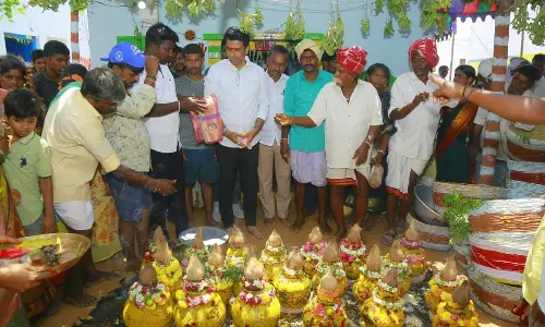 MLA Kuchukula Rajesh Reddy participated in the Birappa festival