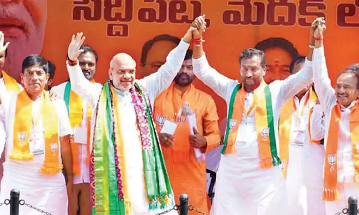Hyderabad: Will end 4% quota for Muslims in TS says Amit Shah