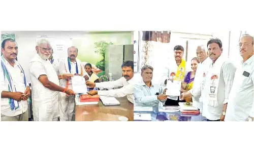 Ambati, Bhashyam file nominations