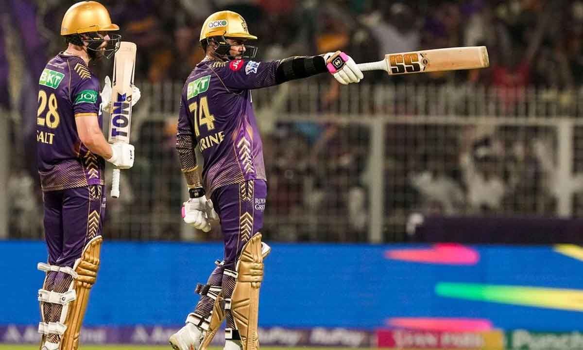 Narine-Salt's record opening partnership takes KKR to 261/6