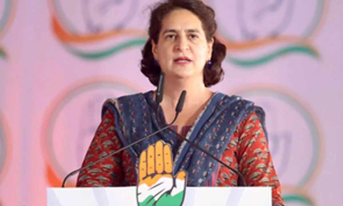 Priyanka Gandhi says BJP talking of tinkering with Constitution with PM’s nod