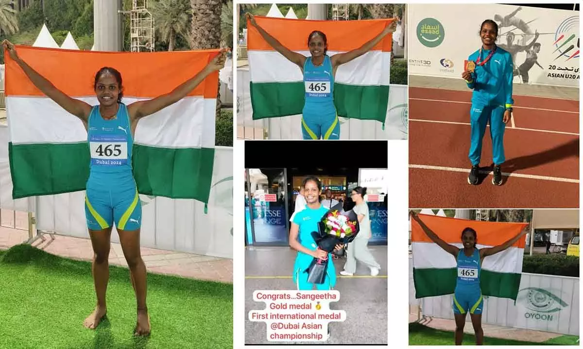Sai Sangeeta won gold medal for India in Dubai Asian Championship