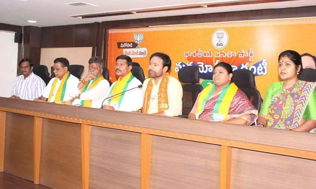 Kishan Reddy dares Revanth for debate on BC reservations in TS