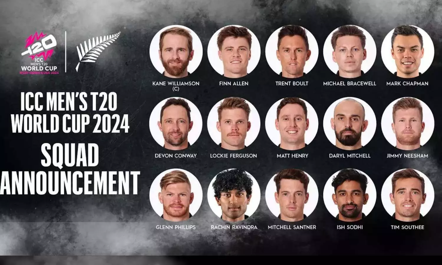 ICC T20 World Cup 2024: Kane Williamson to lead New Zealand, Conway, Ravindra, Henry included