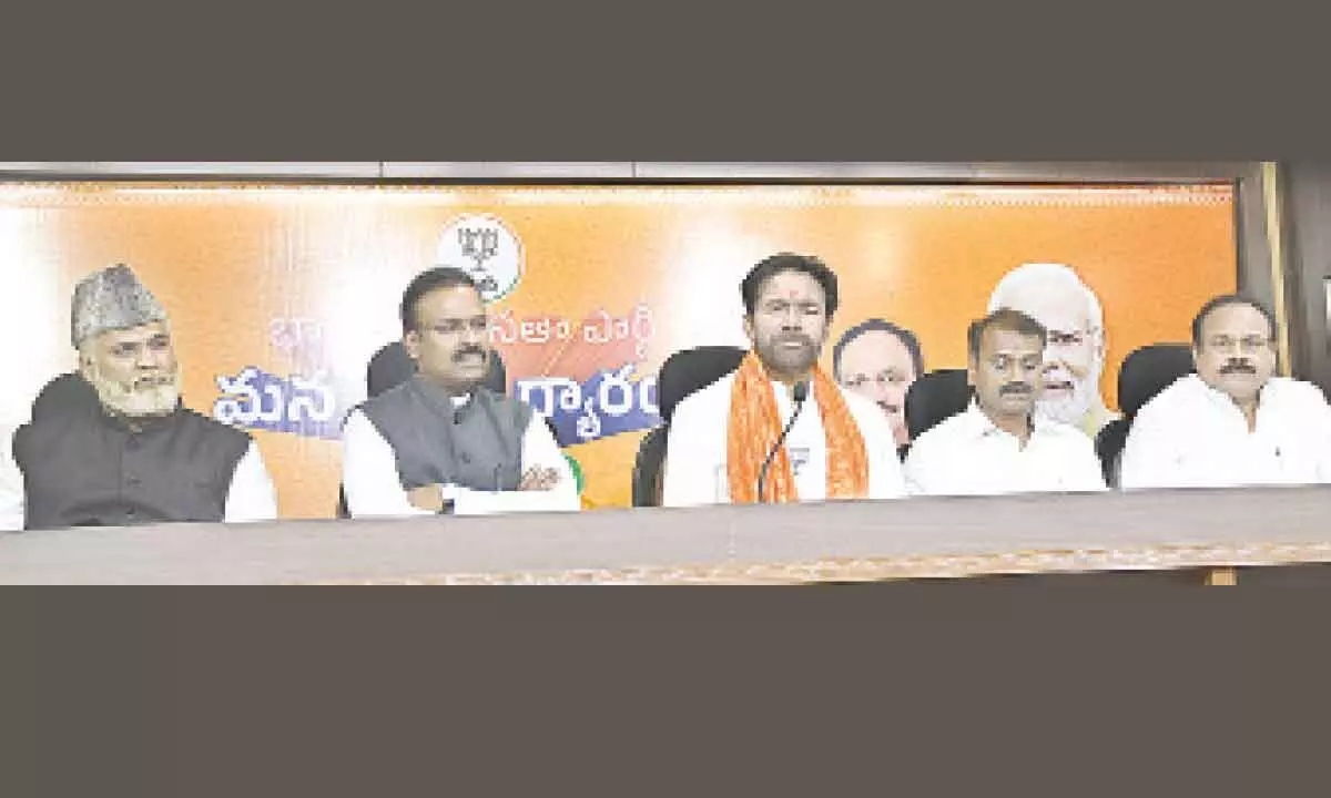 Congress spreading false propaganda: Kishan Reddy