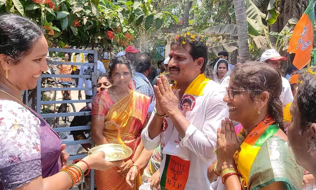 Janasena and TDP Leaders Organize Mana Kosam Mana Nayakkar Program in Narsapuram Constituency