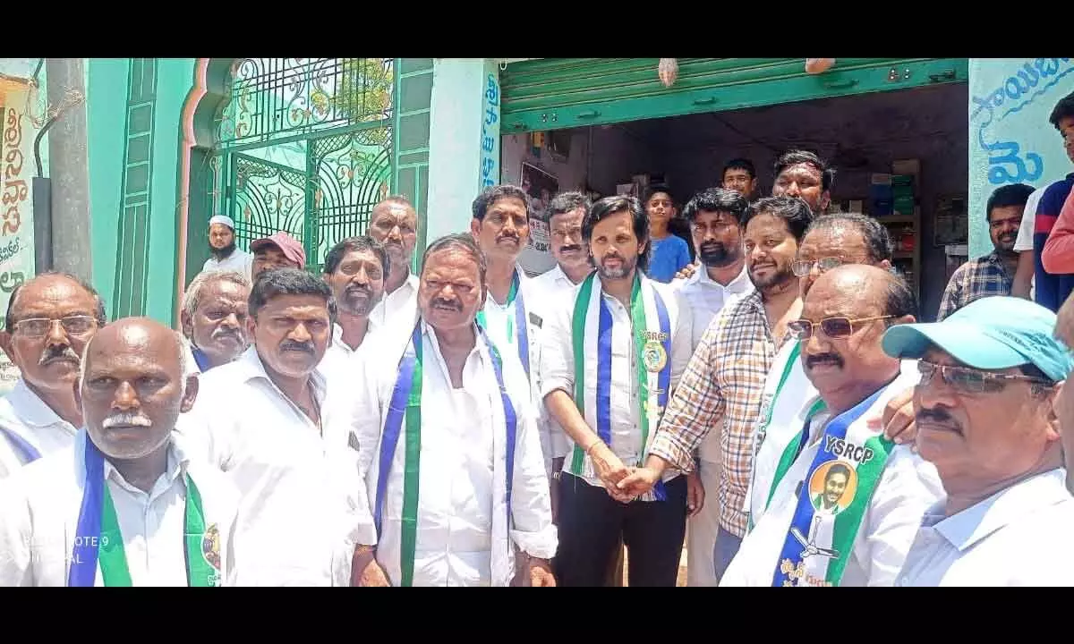 YSR Congress Party Welcomes 40 Families from TDP in Sitarama Puram Mandal