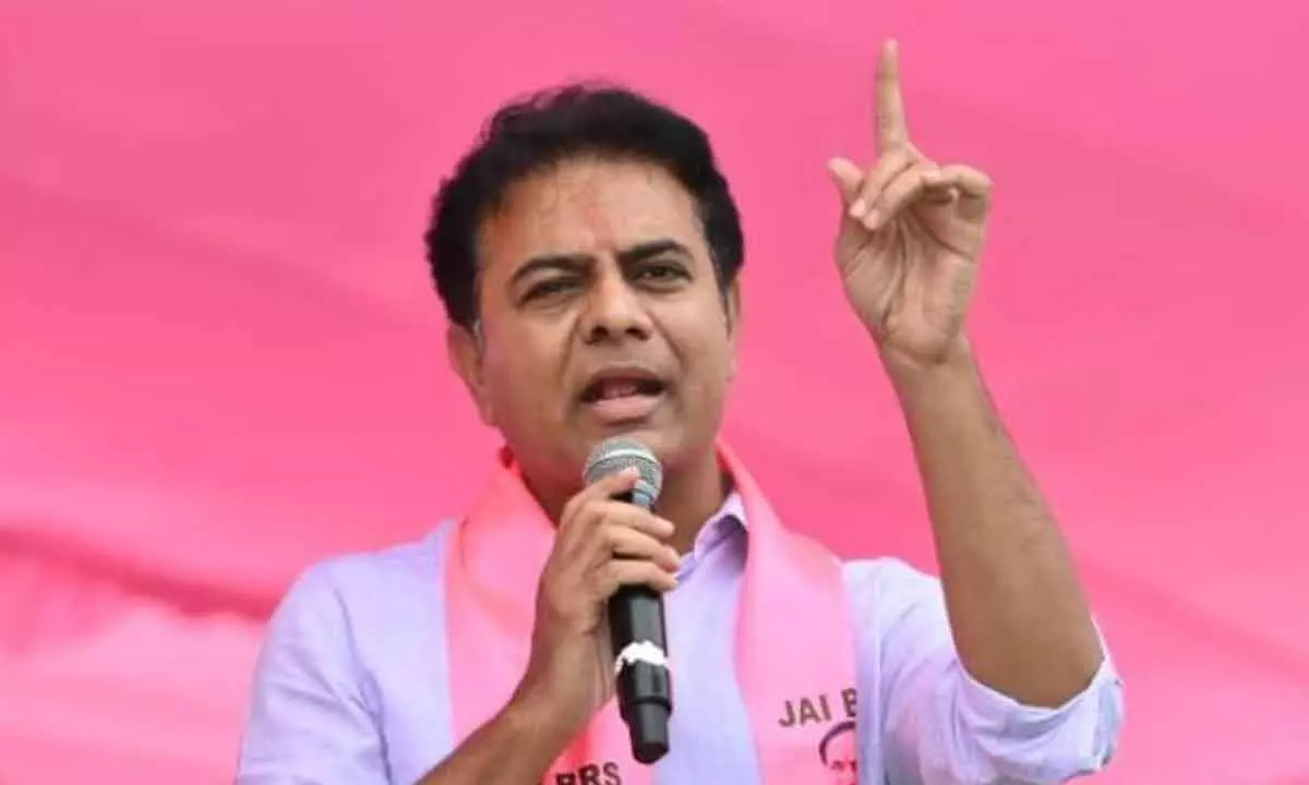 Revanth, will you wear the saree now? Asks KTR