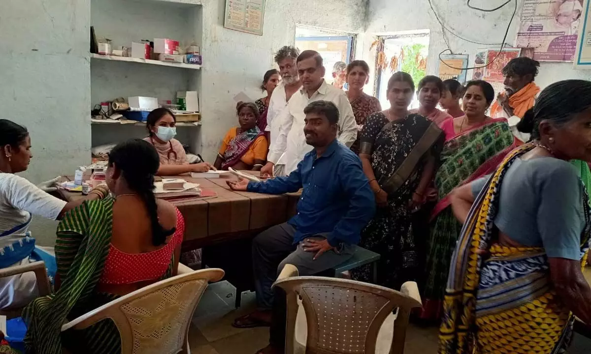 AYUSH Medical Officer Dr Meghna Reddy participated in a special medical camp in Manganur