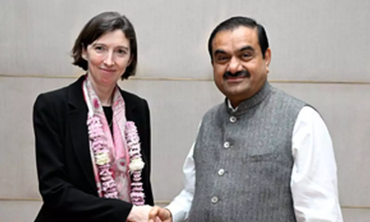 Gautam Adani meets new British envoy to India, wishes her to boost bilateral ties