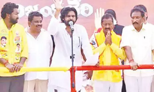 Mandapeta: Pawan promises allocation of funds for gram panchayats