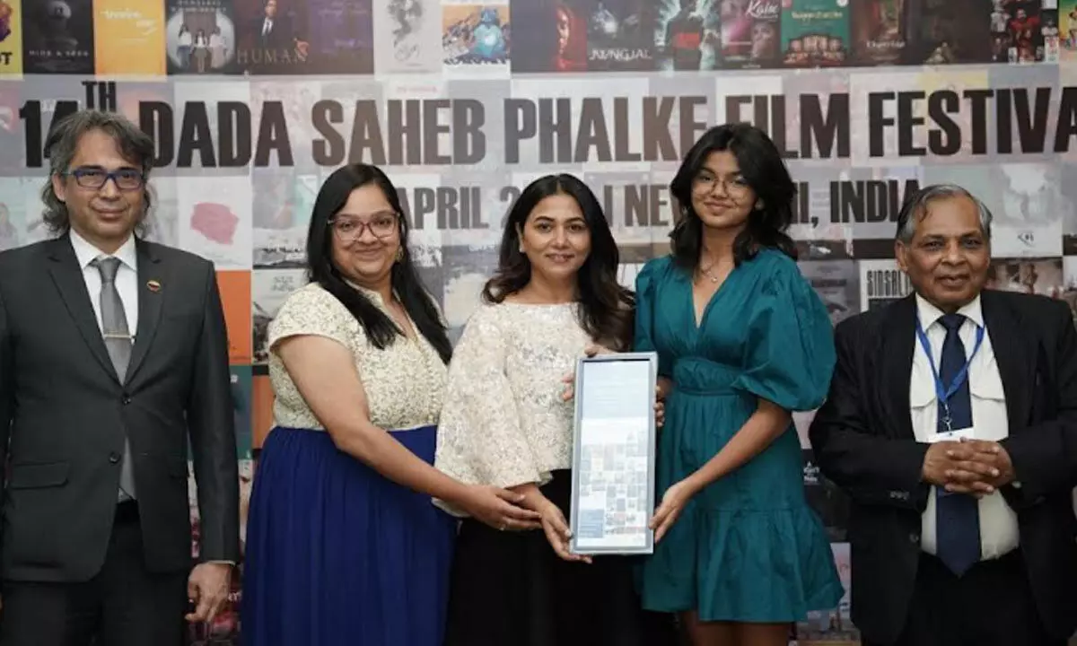 Director Sukumar daughter Sukriti Veni Bandreddi gets Best Child Artist at Dadasaheb Phalke Awards