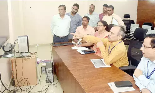 Randomisation for appointment of micro-observers in progress in the presence of election general observers in Eluru on Thursday