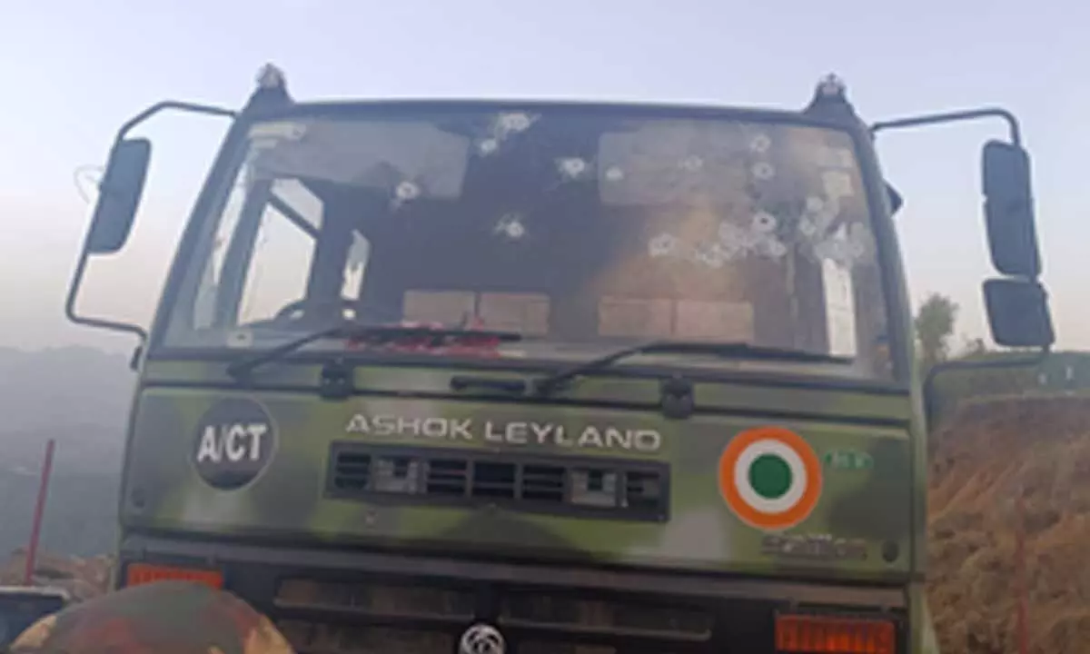 Terrorists open fire at Air Force vehicle in J&K’s Poonch district
