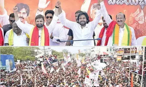 Kaikaluru: Ganja smuggling will be crushed with iron fist says Pawan Kalyan