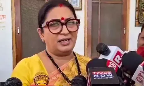 Cong already accepted defeat: Smriti Irani