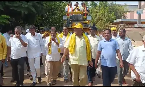 NDA Alliance Candidate Kavya Krishna Reddy Receives Warm Welcome in Kavali Assembly Constituency